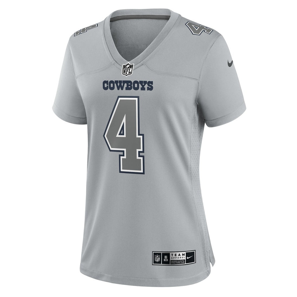 NFL Dallas Cowboys Dak Prescott  Women's Atmosphere Fashion Game Jersey