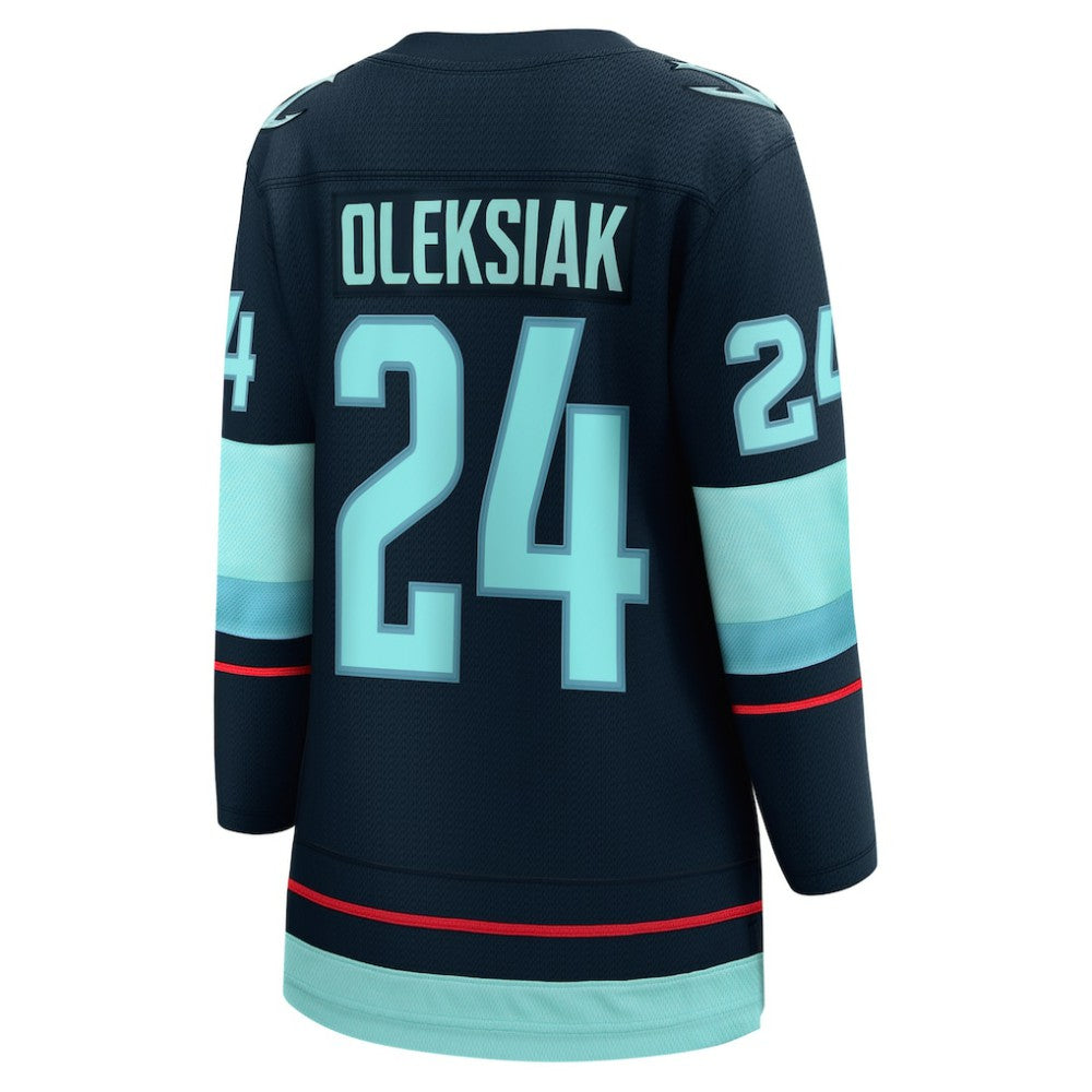 Jamie Oleksiak Seattle Kraken Fanatics Women's Home Breakaway Player Jersey