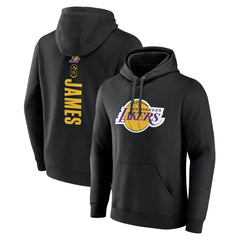 Los Angeles Lakers Playmaker Name & Number Pullover Hoodie - Black on sale
