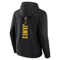 Los Angeles Lakers Playmaker Name & Number Pullover Hoodie - Black on sale