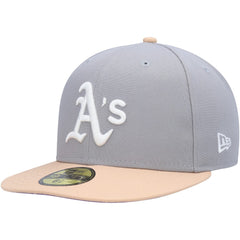 Athletics 1987 MLB All-Star Game Purple Undervisor 59FIFTY Fitted Hat - Gray/Peach | New Era