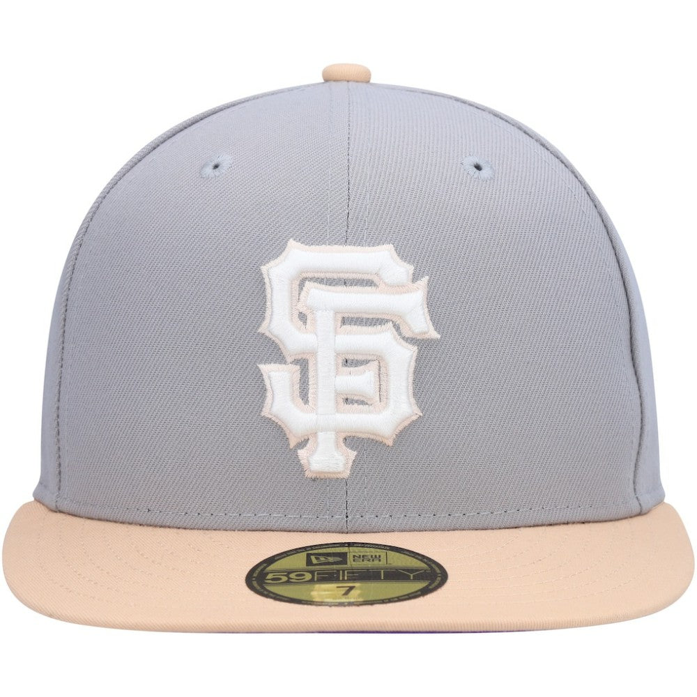 San Francisco Giants 2007 MLB All-Star Game Purple Undervisor 59FIFTY Fitted Hat - Gray/Peach | New Era