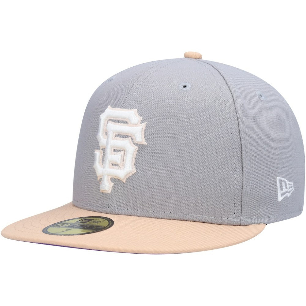 San Francisco Giants 2007 MLB All-Star Game Purple Undervisor 59FIFTY Fitted Hat - Gray/Peach | New Era