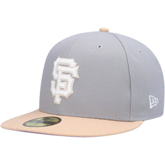 San Francisco Giants 2007 MLB All-Star Game Purple Undervisor 59FIFTY Fitted Hat - Gray/Peach | New Era