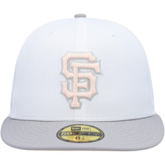 San Francisco Giants 2002 World Series Side Patch Undervisor 59FIFTY Fitted Hat - White/Gray | New Era