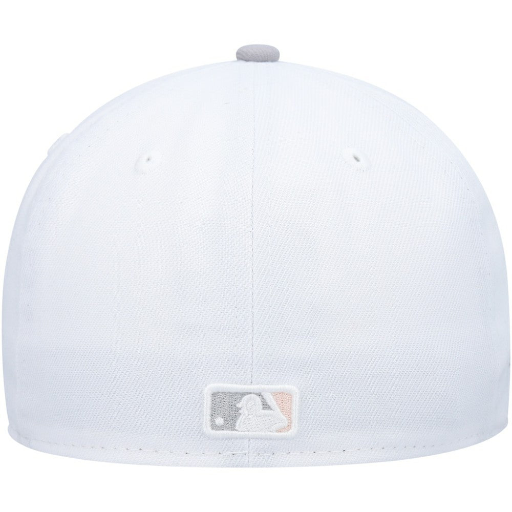 San Francisco Giants 2002 World Series Side Patch Undervisor 59FIFTY Fitted Hat - White/Gray | New Era