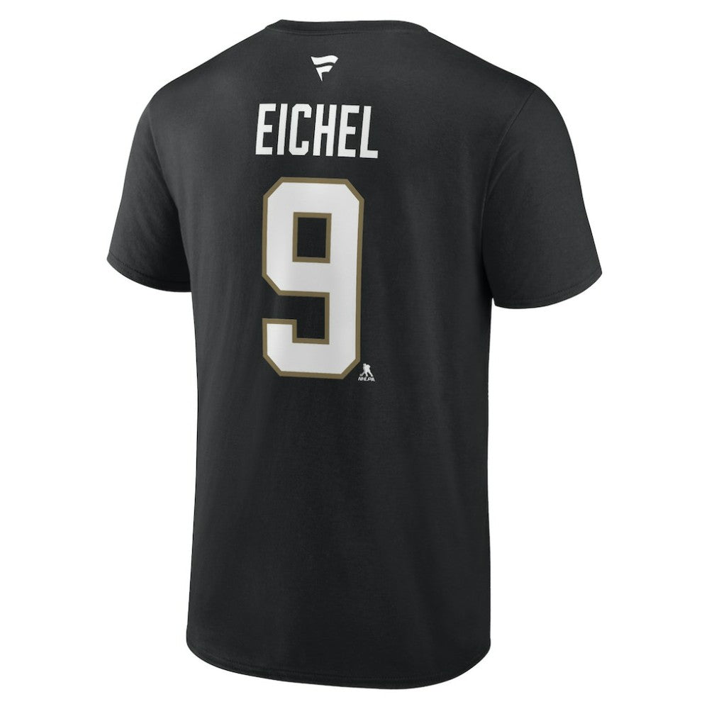 Jack Eichel Vegas Golden Knights Fanatics Authentic Stack Name & Number T-Shirt