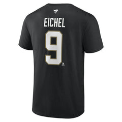 Jack Eichel Vegas Golden Knights Fanatics Authentic Stack Name & Number T-Shirt