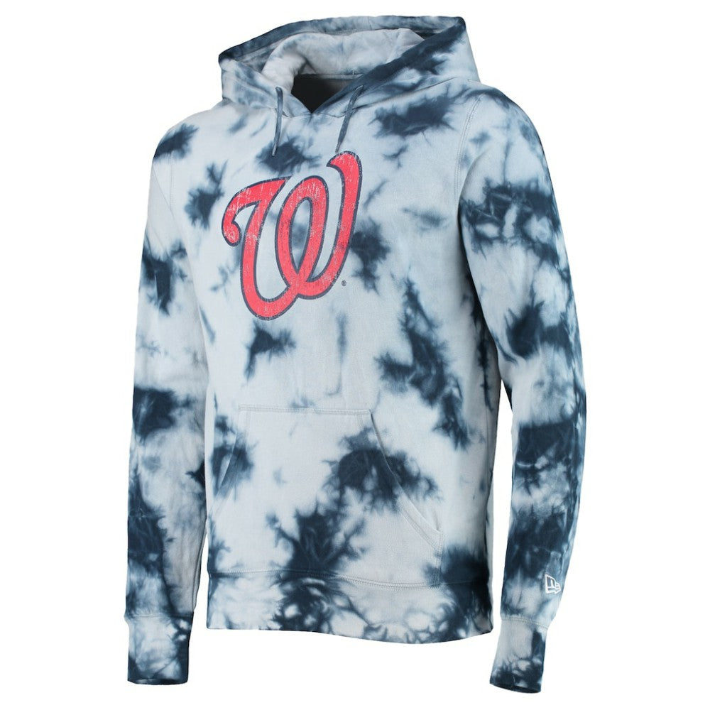 Washington Nationals Tie-Dye Pullover Hoodie - Navy | New Era