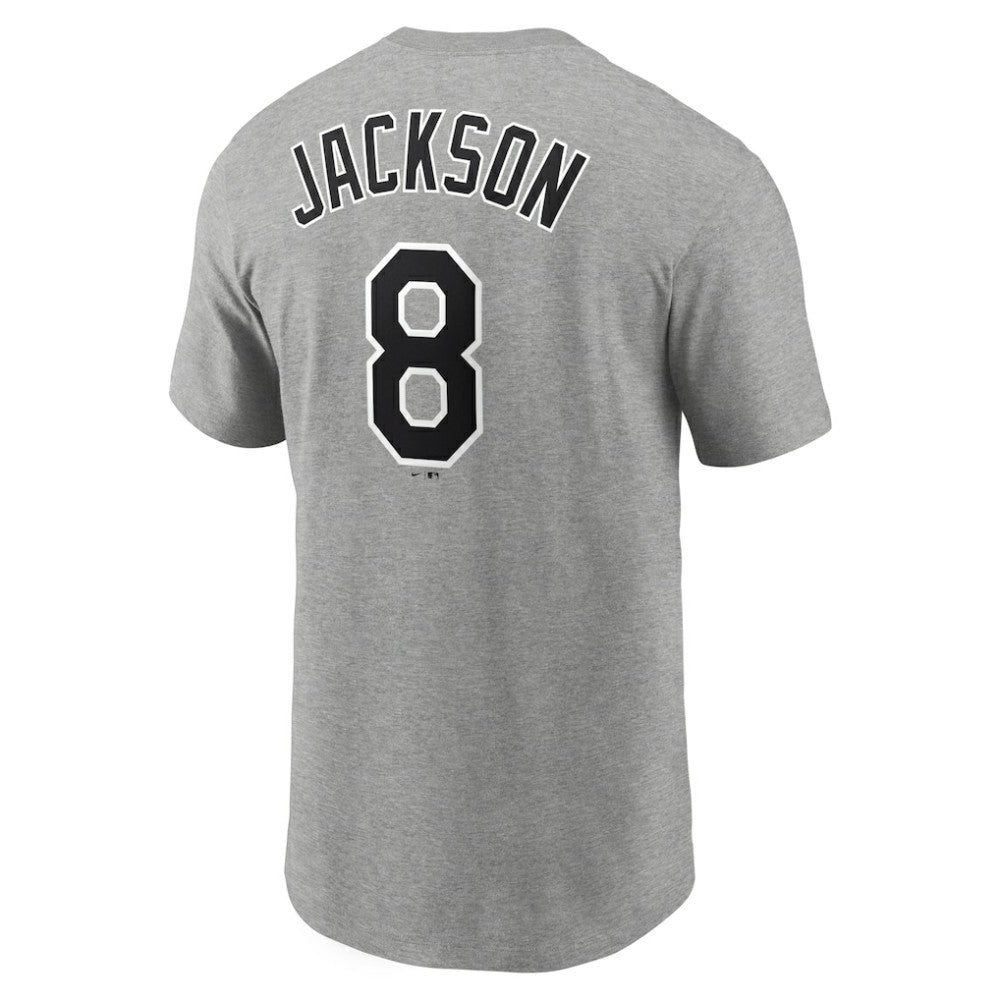 Bo Jackson Chicago White Sox Cooperstown Collection Name & Number T-Shirt - Heathered Gray | Nike