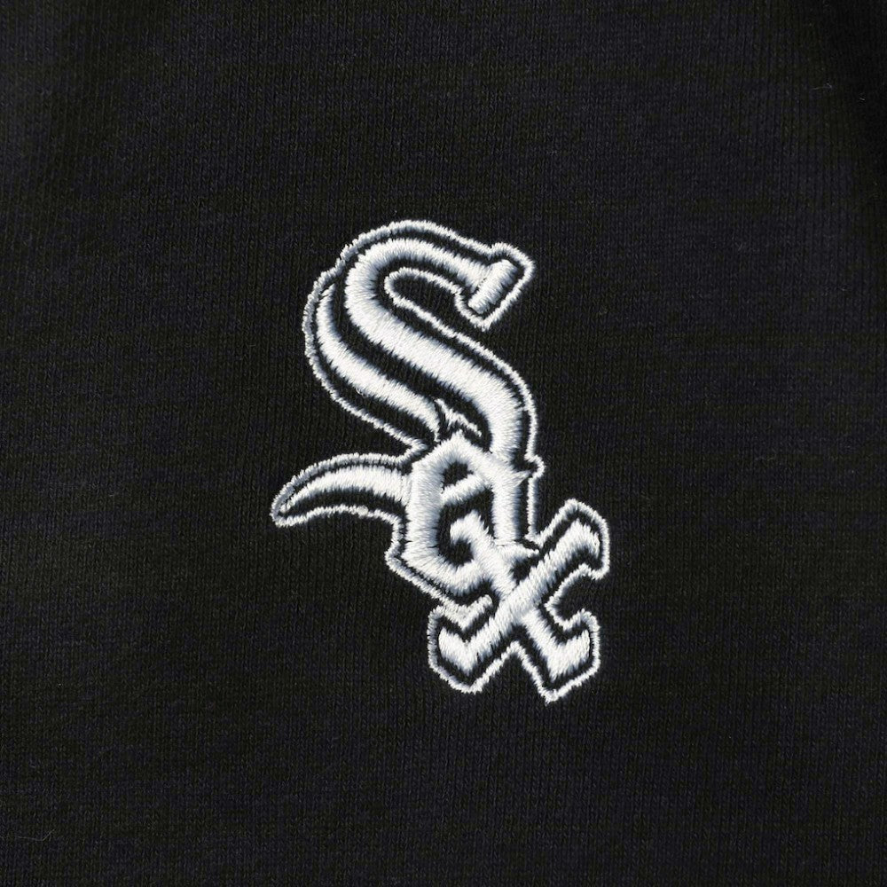 Chicago White Sox The Wild Collective Women's Two-Hit Quarter-Zip Pullover Top - Black