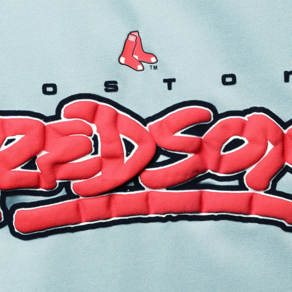 Boston Red Sox The Wild Collective Women's Open Back Twist-Tie Tank Top - Light Blue