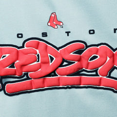 Boston Red Sox The Wild Collective Women's Open Back Twist-Tie Tank Top - Light Blue