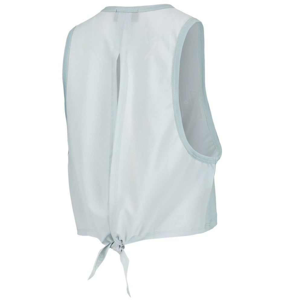 Texas Rangers The Wild Collective Women's Open Back Twist-Tie Tank Top - Light Blue