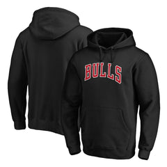 Chicago Bulls Wordmark Alternate Pullover Hoodie - Black cheap