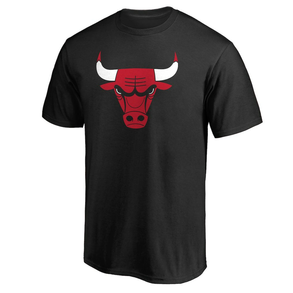 Chicago Bulls Primary Mascot Logo T-Shirt sale - Black outlet