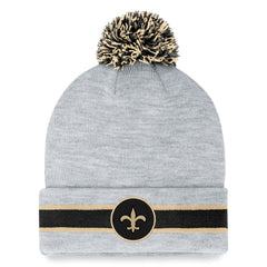 NFL New Orleans Saints Cuffed Knit Hat with Pom