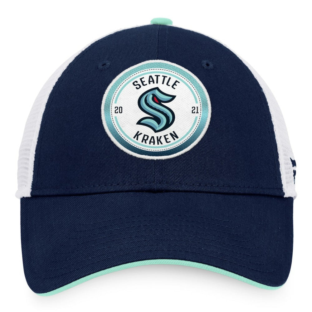 Seattle Kraken Fanatics Iconic Gradient Trucker Snapback Hat