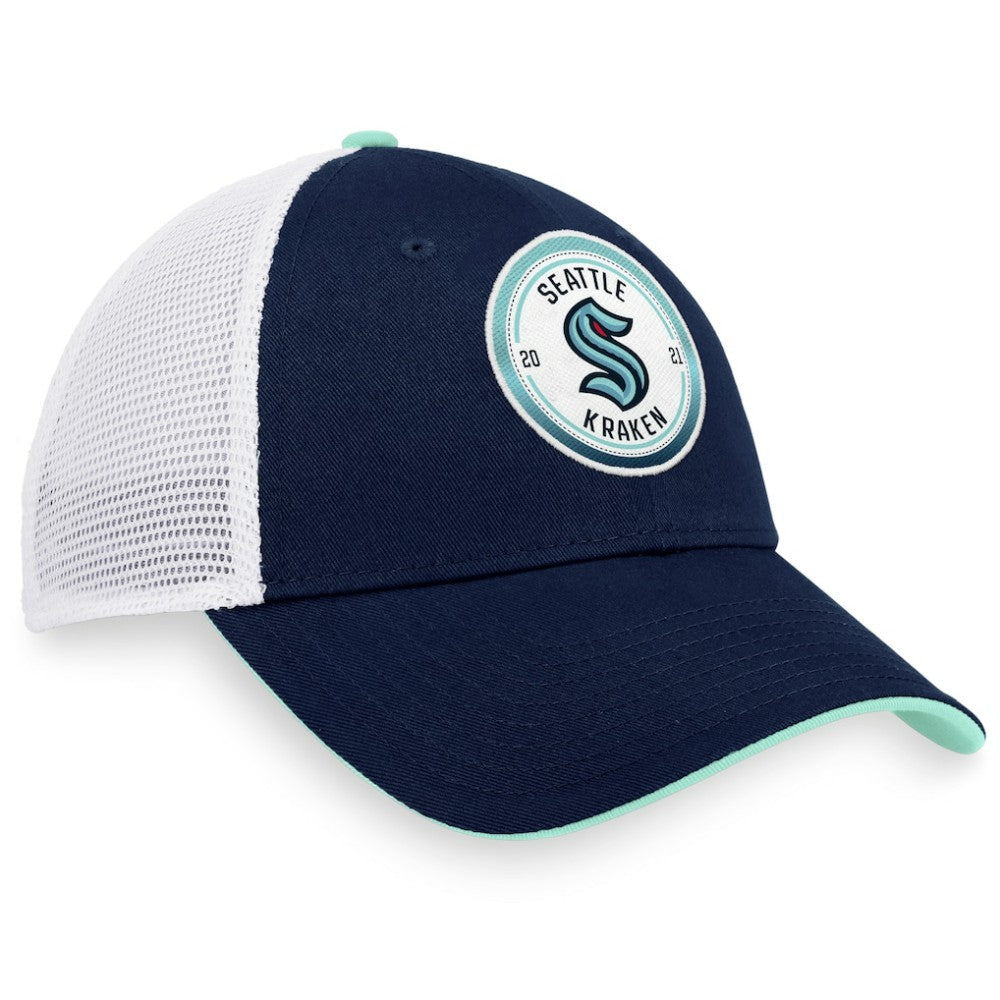 Seattle Kraken Fanatics Iconic Gradient Trucker Snapback Hat