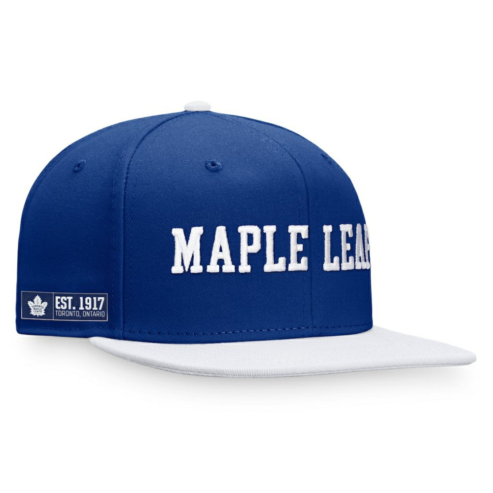 Toronto Maple Leafs Fanatics Iconic Color Blocked Snapback Hat