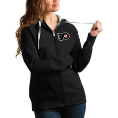 Philadelphia Flyers Antigua Women's Team Victory Full-Zip Hoodie