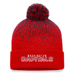 Washington Capitals Fanatics Iconic Gradient Cuffed Knit Hat with Pom