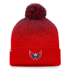 Washington Capitals Fanatics Iconic Gradient Cuffed Knit Hat with Pom
