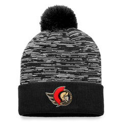Ottawa Senators Fanatics Defender Cuffed Knit Hat with Pom