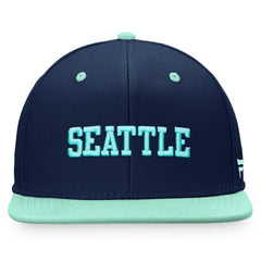 Seattle Kraken Fanatics Heritage City Two-Tone Snapback Hat