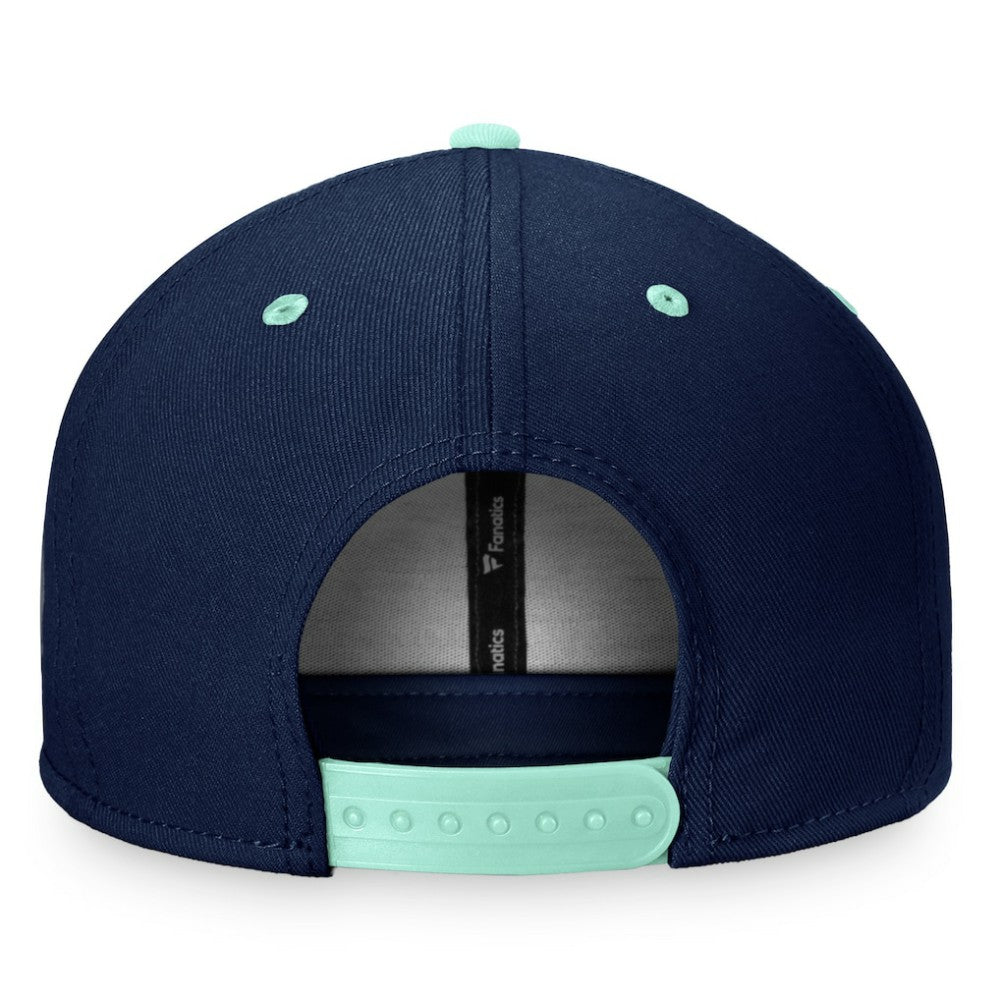 Seattle Kraken Fanatics Heritage City Two-Tone Snapback Hat