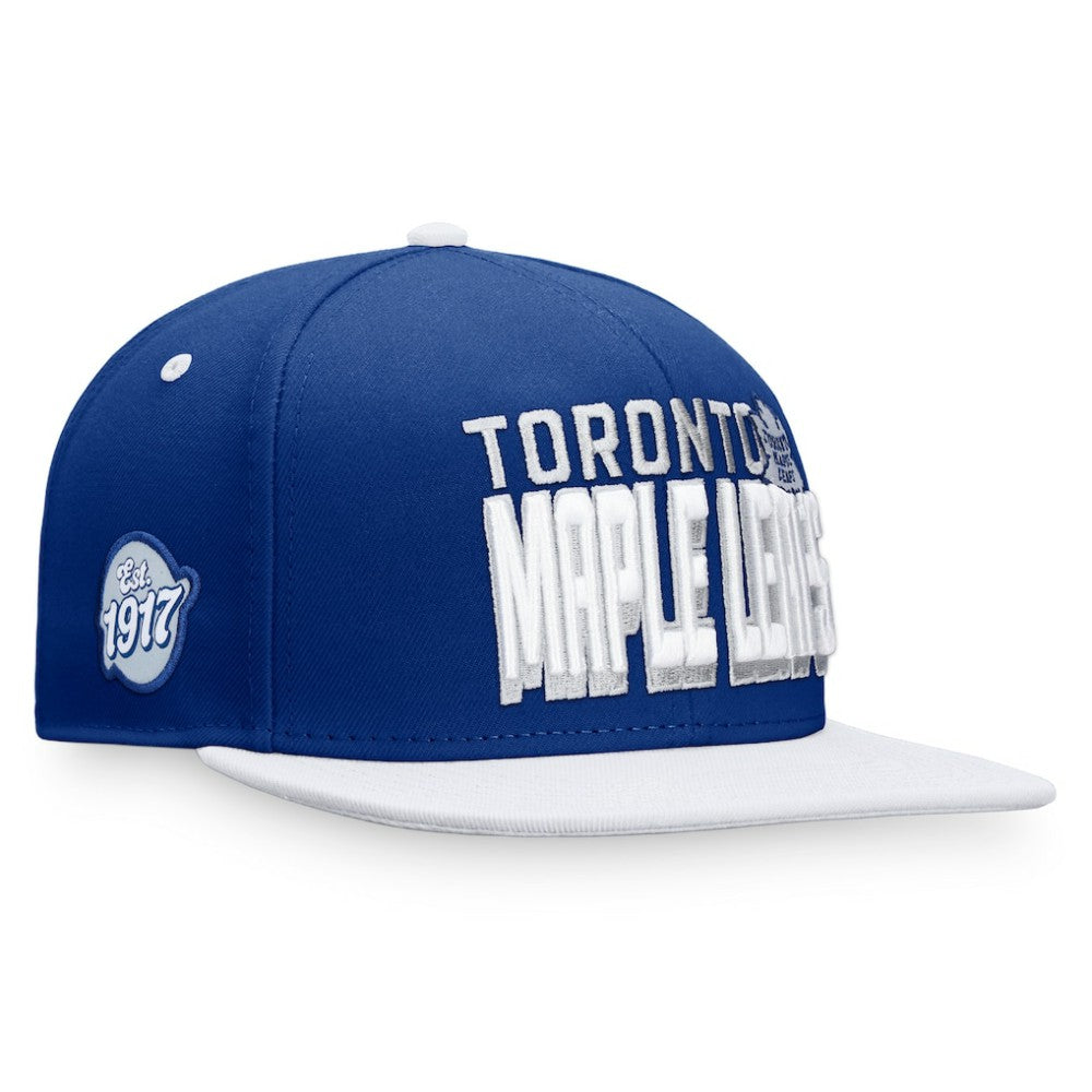 Toronto Maple Leafs Fanatics Heritage Retro Two-Tone Snapback Hat