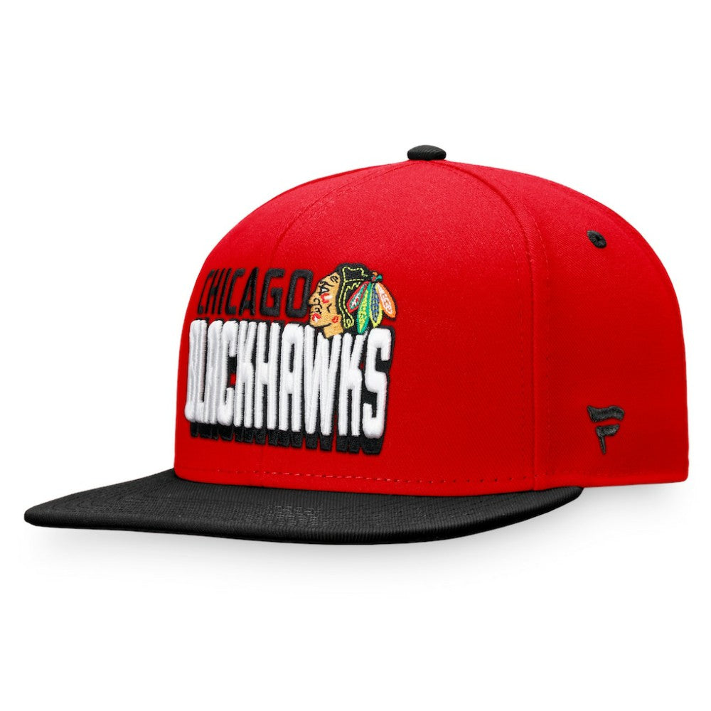 Chicago Blackhawks Fanatics Heritage Retro Two-Tone Snapback Hat