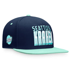 Seattle Kraken Fanatics Heritage Retro Two-Tone Snapback Hat