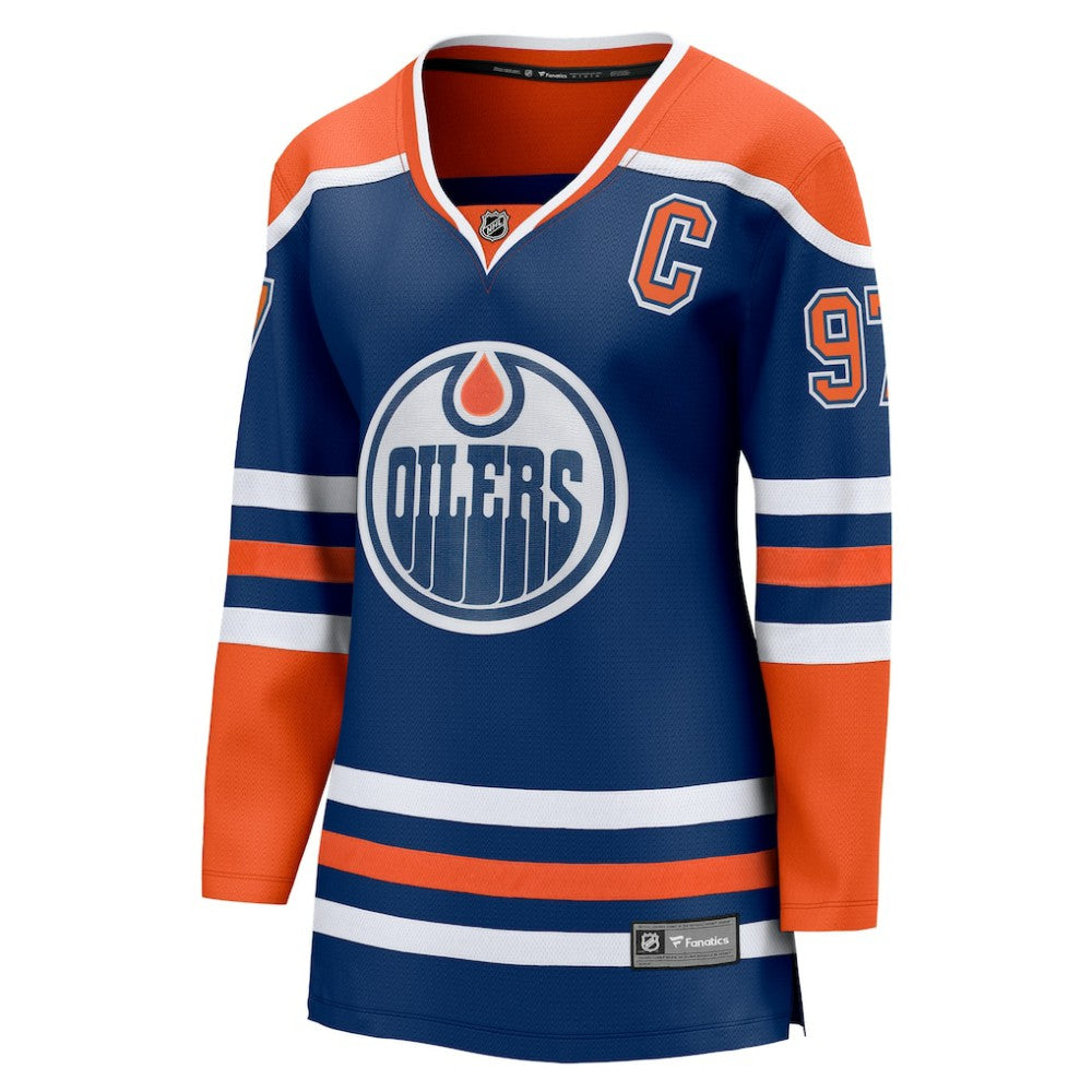 Connor McDavid Edmonton Oilers Fanatics Women's Home Breakaway Jersey
