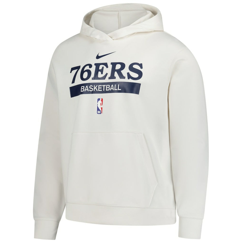 Philadelphia 76ers 2022/23 Spotlight On-Court Practice Performance Pullover Hoodie - Cream | Nike outlet