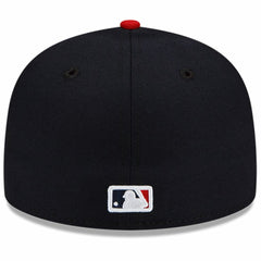 Cleveland Guardians Home Authentic Collection On-Field 59FIFTY Fitted Hat - Navy/Red | New Era