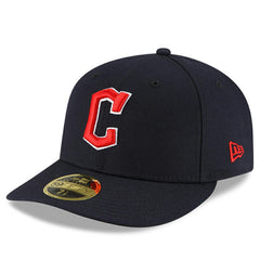 Cleveland Guardians Authentic Collection On-Field Road Low Profile 59FIFTY Fitted Hat - Navy | New Era