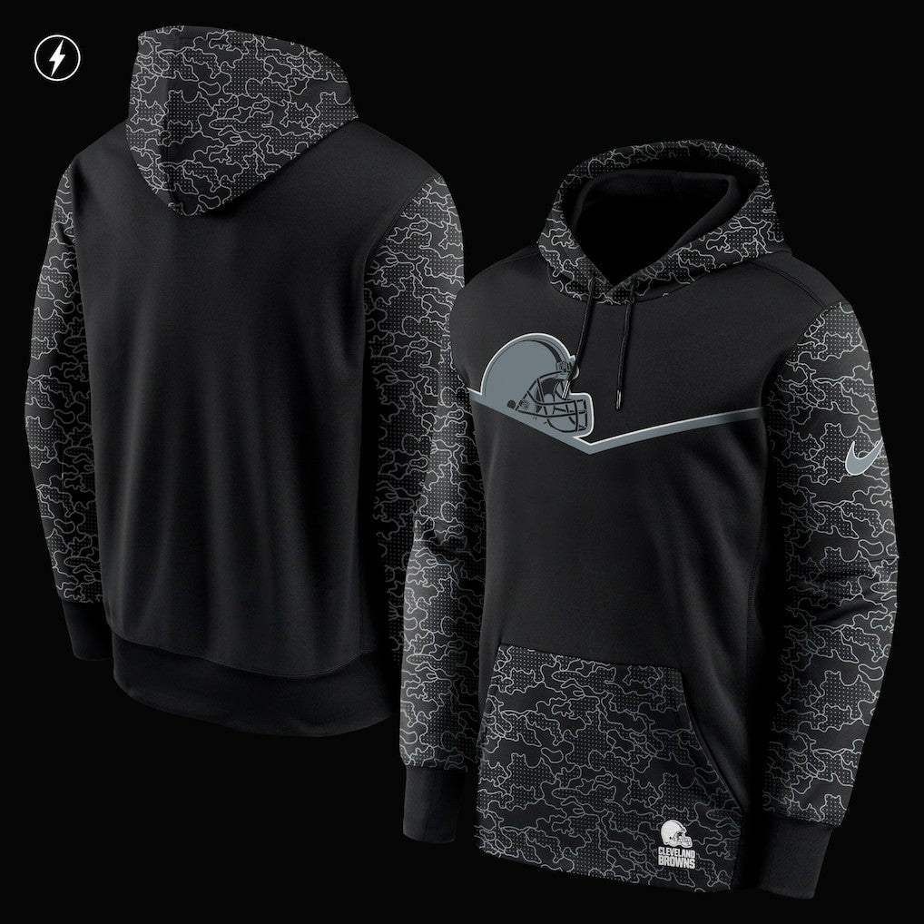 NFL Cleveland Browns RFLCTV Chevron Pullover Hoodie