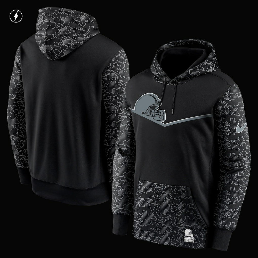 NFL Cleveland Browns RFLCTV Chevron Pullover Hoodie