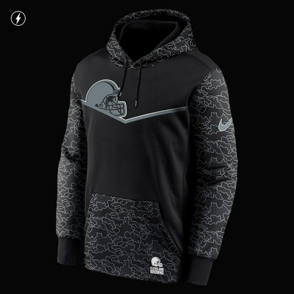 NFL Cleveland Browns RFLCTV Chevron Pullover Hoodie