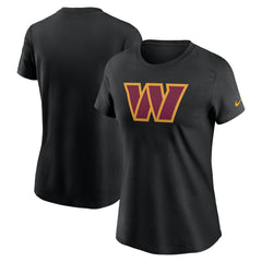 NFL Washington Commanders Women's Logo Cotton Essential T-Shirt