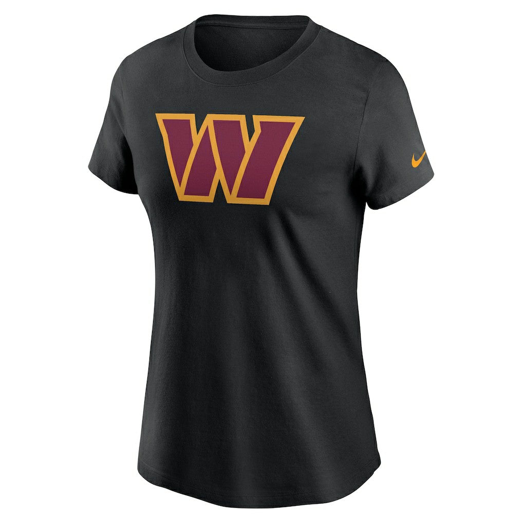 NFL Washington Commanders Women's Logo Cotton Essential T-Shirt