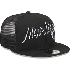 Miami Marlins Street Trucker 9FIFTY Snapback Hat - Black | New Era