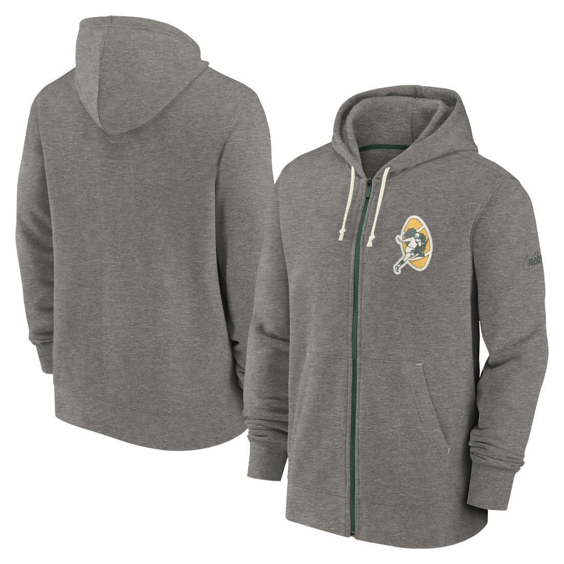 NFL Green Bay Packers Historic Lifestyle Full-Zip Hoodie