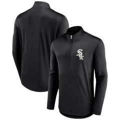 Chicago White Sox Tough Minded Lightweight Quarter-Zip Pullover - Black