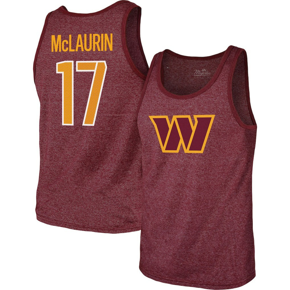 NFL Washington Commanders Terry McLaurin  Majestic Threads Player Name & Number Tank Top