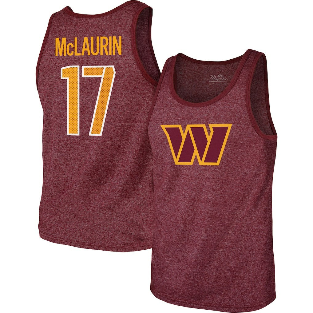 NFL Washington Commanders Terry McLaurin  Majestic Threads Player Name & Number Tank Top