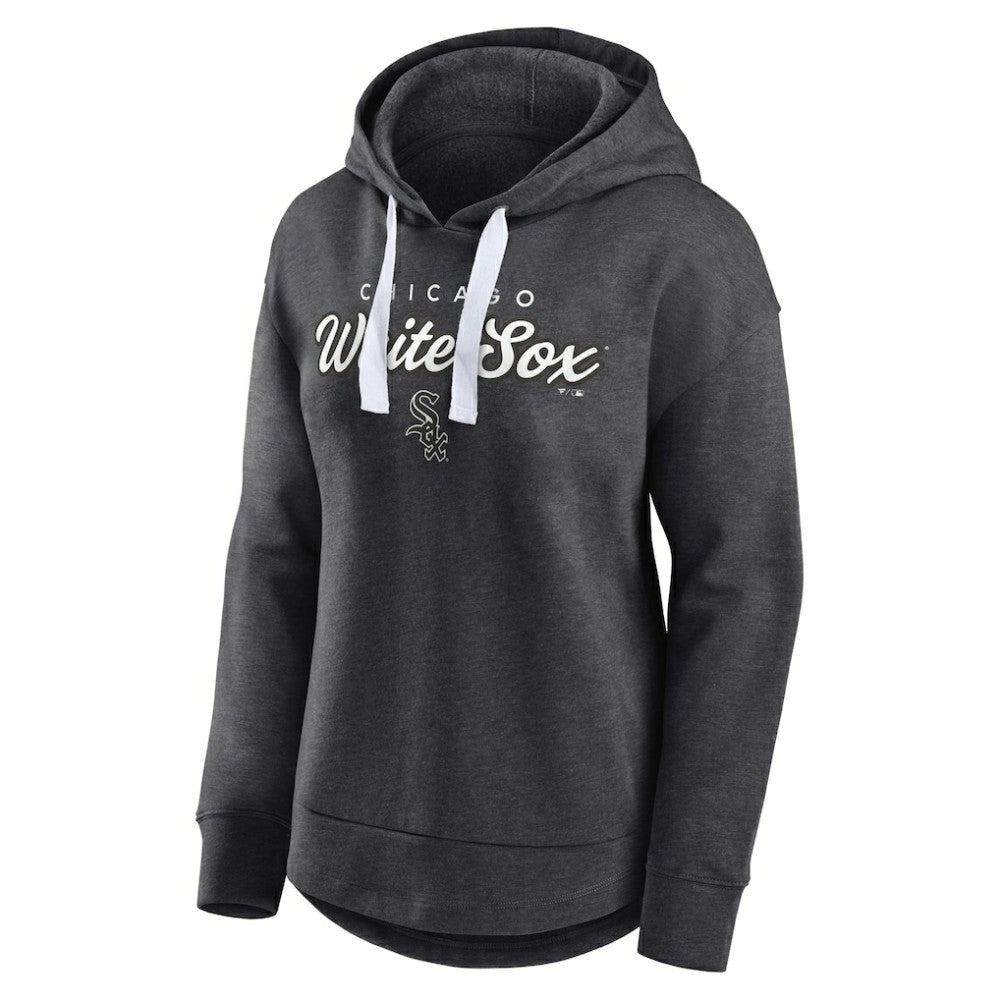 Chicago White Sox Women's Set to Fly Pullover Hoodie - Heather Charcoal