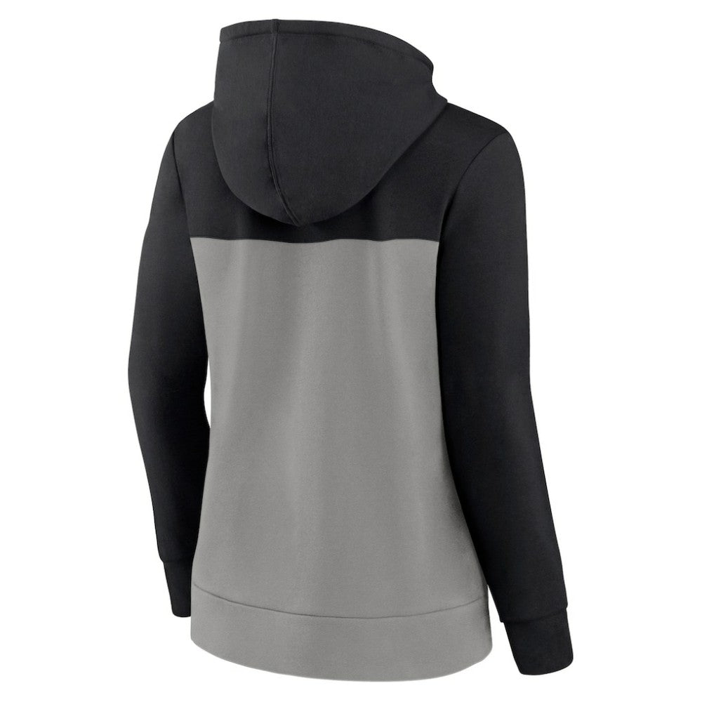 Chicago White Sox Women's Take The Field Colorblocked Hoodie Full-Zip Jacket - Black/Gray