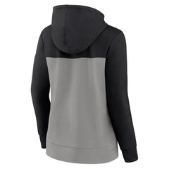 Chicago White Sox Women's Take The Field Colorblocked Hoodie Full-Zip Jacket - Black/Gray